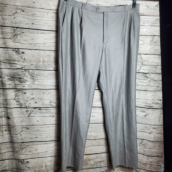 Montefino Uomo Grey Dress Pant Size 48X52